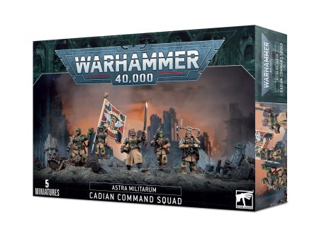 Astra Militarum - Cadian Command Squad (2023) Online Hot Sale