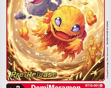 DemiMeramon [BT10-001] [Xros Encounter Pre-Release Cards] Cheap