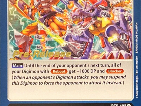 A Blazing Storm of Metal! [BT5-103] [Battle of Omni Pre-Release Promos] For Discount