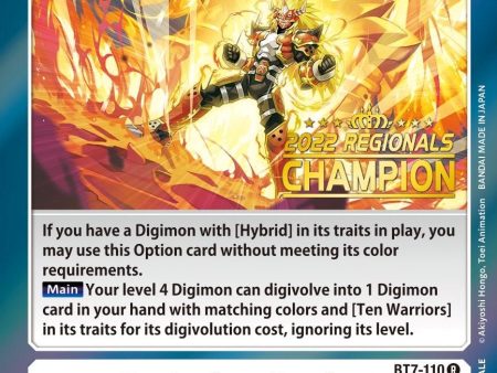 Evolution Ancient [BT7-110] (2022 Championship Offline Regional) (Online Champion) [Next Adventure Promos] For Discount