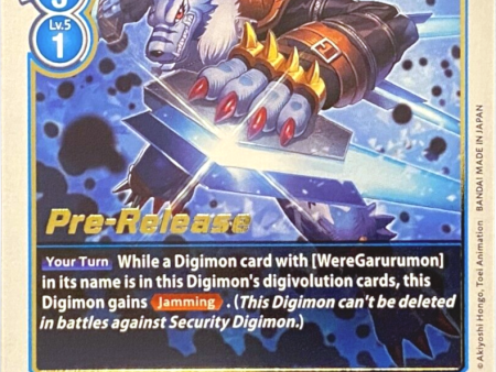 WereGarurumon: Sagittarius Mode [BT5-029] [Battle of Omni Pre-Release Promos] For Discount