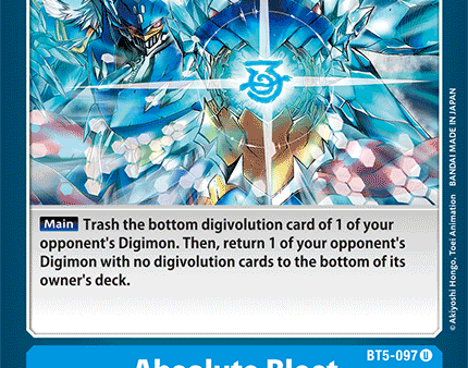 Absolute Blast [BT5-097] [Battle of Omni] For Cheap