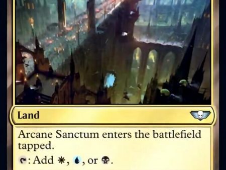 Arcane Sanctum (Surge Foil) [Warhammer 40,000] on Sale