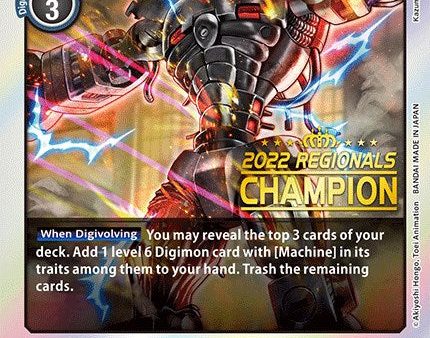 Andromon [EX1-048] (2022 Championship Online Regional) (Online Champion) [Classic Collection Promos] on Sale