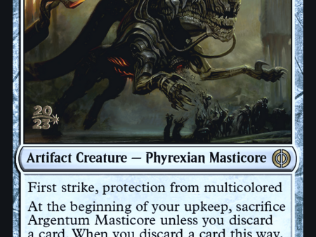 Argentum Masticore [Phyrexia: All Will Be One Prerelease Promos] Online