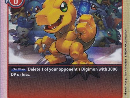 Agumon [P-001] (Rainbow Foil) [Promotional Cards] Supply