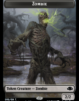 Zombie    Griffin Double-Sided Token [Dominaria Remastered Tokens] For Discount