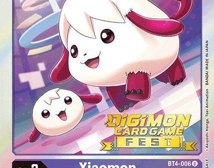 Xiaomon [BT4-006] (Digimon Card Game Fest 2022) [Great Legend Promos] Supply