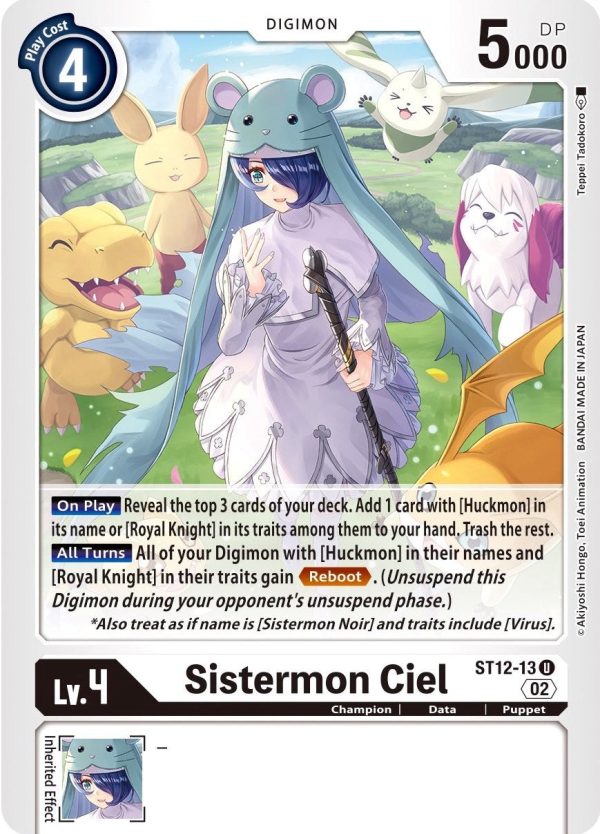 Sistermon Ciel [ST12-13] [Starter Deck: Jesmon] Cheap