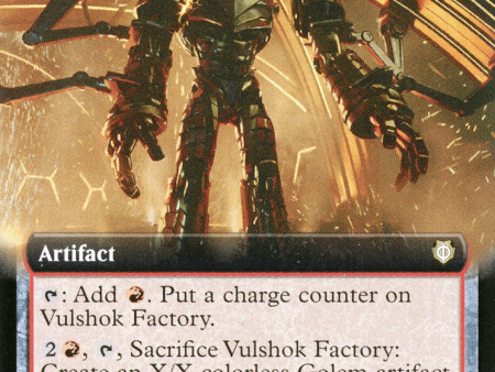 Vulshok Factory (Extended Art) [Phyrexia: All Will Be One Commander] on Sale