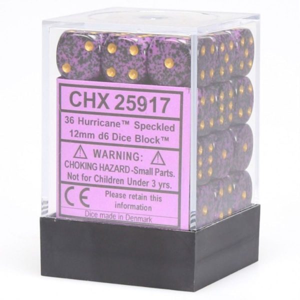 Chessex Speckled 12mm d6 Hurricane Block (36) Cheap