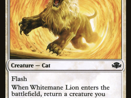 Whitemane Lion [Dominaria Remastered] Cheap