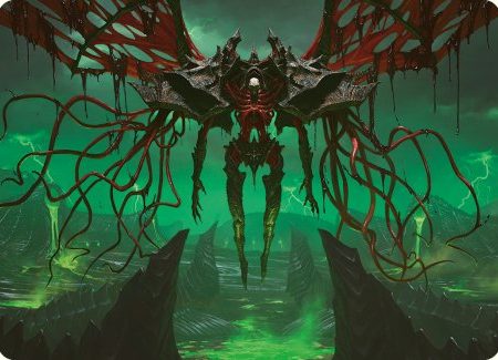 Archfiend of the Dross Art Card [Phyrexia: All Will Be One Art Series] Online now