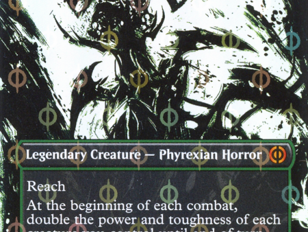 Zopandrel, Hunger Dominus (Borderless Ichor Step-and-Compleat Foil) [Phyrexia: All Will Be One] Hot on Sale