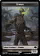 Zombie    Bird Double-Sided Token [Dominaria Remastered Tokens] For Cheap