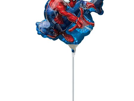 Spiderman Mini Shape Foil Balloon 17x25cm Cheap