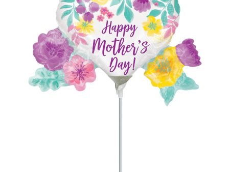 Happy Mother s Day Watercolor Flowers Mini Shape Online Hot Sale