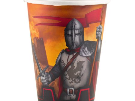 Knights Paper Cups 8pcs For Discount