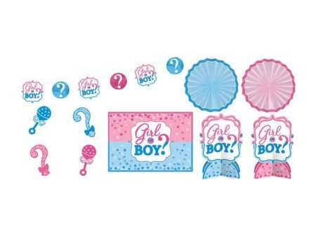 Baby Shower - Girl Or Boy? Room Decorating Kit For Discount