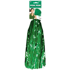 Green Single Pom Pom 15in For Sale