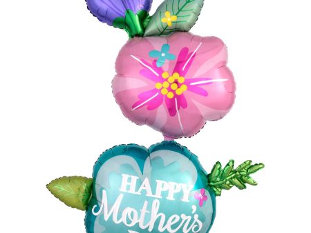 Mothers Day Fancy Flower Giant Multi-Balloon 40x56in Online Hot Sale