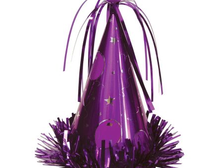 Purple Party Hat Balloon Weight 6oz Online Hot Sale