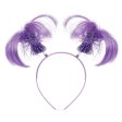 Head Bopper Ponytail Purple Hot on Sale