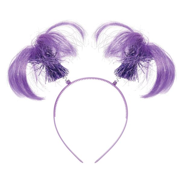 Head Bopper Ponytail Purple Hot on Sale