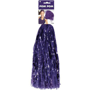 Purple Single Pom Pom 15in Cheap