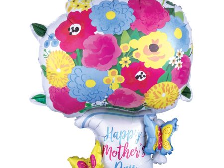 Happy Mother s Day Pitcher Garland Multi-Balloon 63x86cm Online