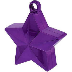 Purple Star Balloon Weight 6oz Hot on Sale