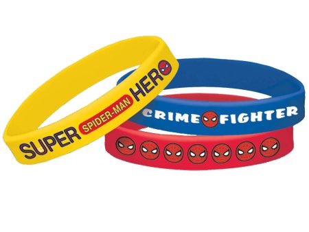 Spider-Man Rubber Bracelets 6pcs Sale