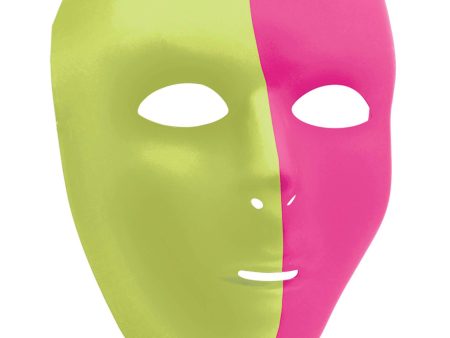 Adult Neon Full Face Mask Hot on Sale