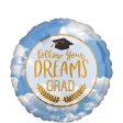 Follow Your Dreams Foil Balloon 45cm Supply