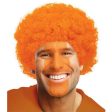 Adult Curly Wig Orange For Discount