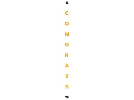 Congrats Grad Letters Balloon Fun String Hot on Sale