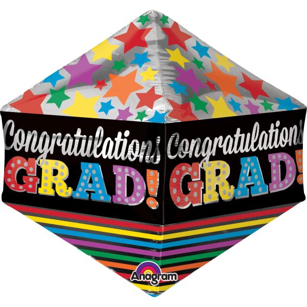 Congratulations Grad Stars & Stripes Anglez Balloon 21in Fashion