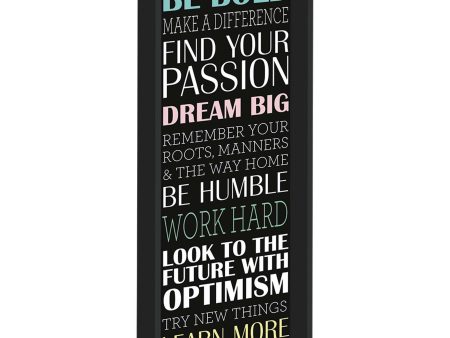 Be Bold Hanging Sign Decoration Sale