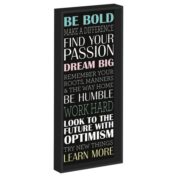 Be Bold Hanging Sign Decoration Sale