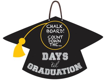 Grad Congrats Medium Glitter Sign Discount