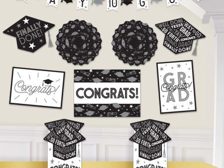 Grad Grid Black & White Decorating Kit on Sale