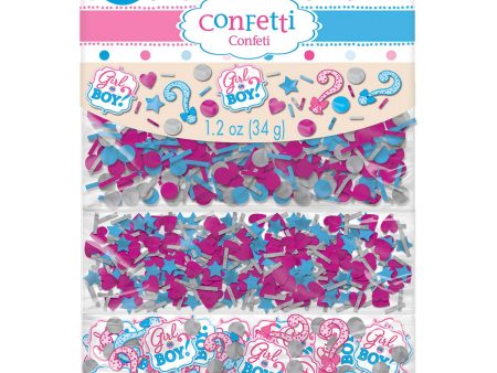 Baby Shower - Girl Or Boy? Paper And Foil Confetti 1.2oz Hot on Sale