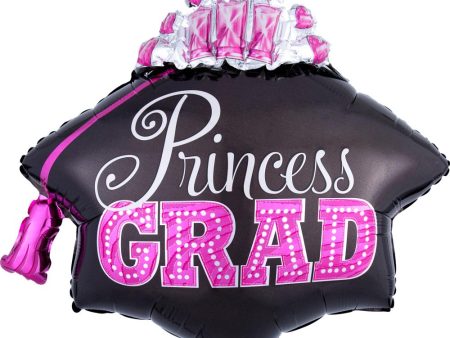 Princess Grad Tiara Multi-Balloon 26 x 24in Discount