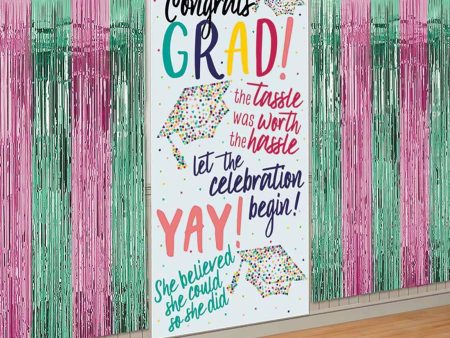 Grad Fringe Scene Setter Backdrop on Sale