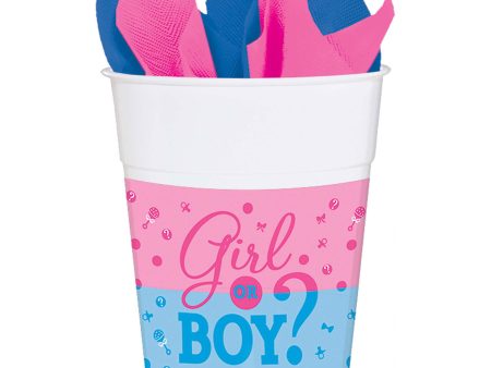 Baby Shower - Girl Or Boy? Plastic Cups 25pcs Online Hot Sale