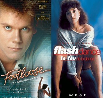 FOOTLOOSE (1984)   FLASHDANCE (1983) (DOUBLE FEATURE) (BILINGUAL) For Cheap